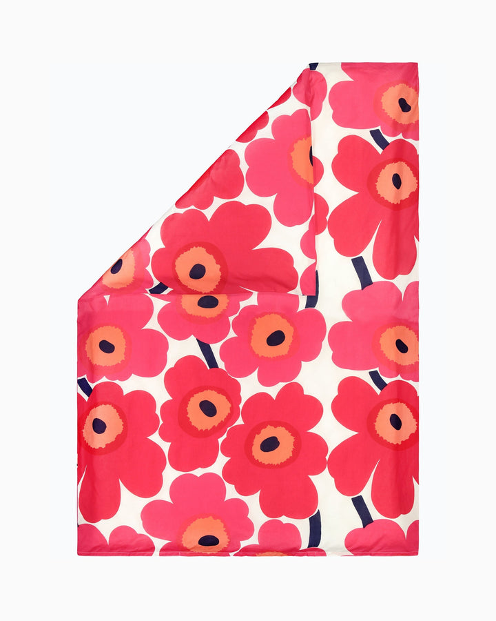 unikko euro duvet cover queen red