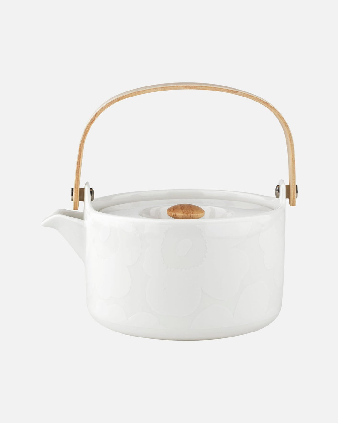 unikko white teapot