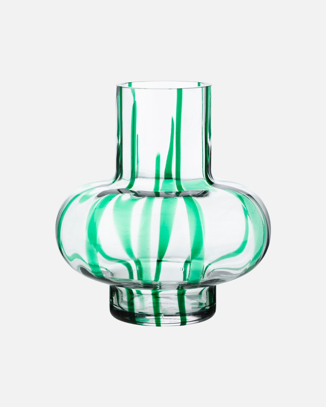 umpu vase - green filigree