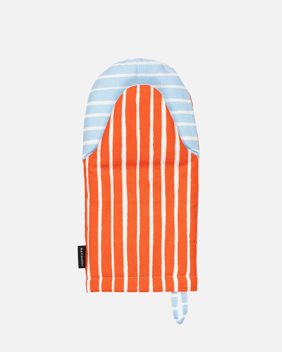 piccolo oven mitt - orange/blue