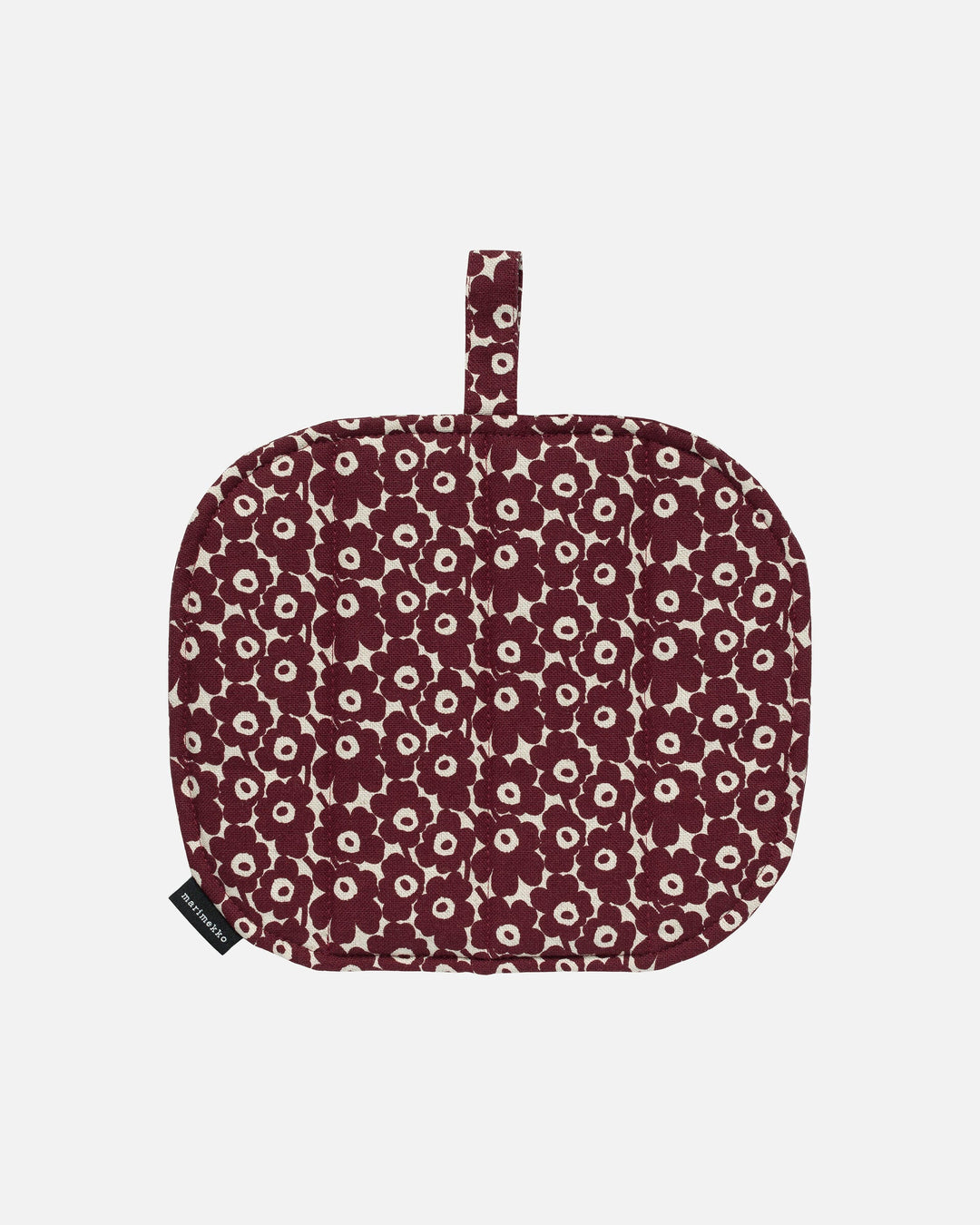 pikkuinen unikko pot holder - maroon
