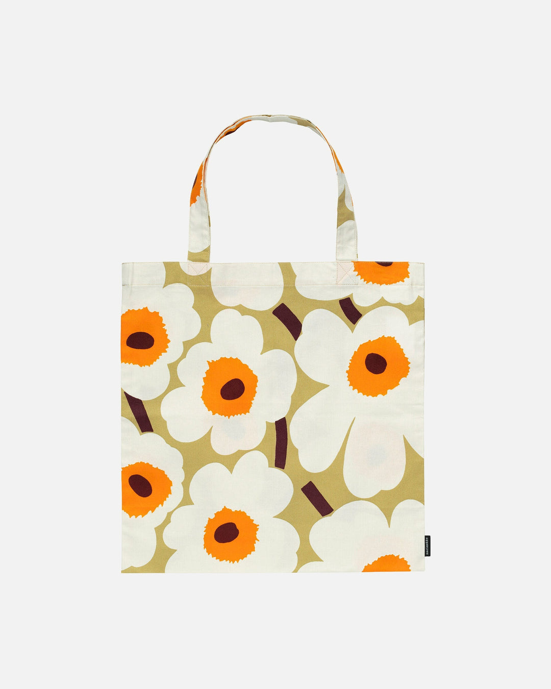 unikko tote bag - caramel/orange