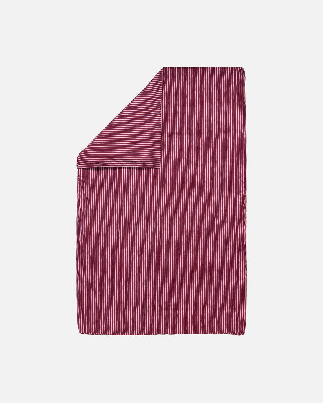 piccolo duvet cover twin - maroon/pink