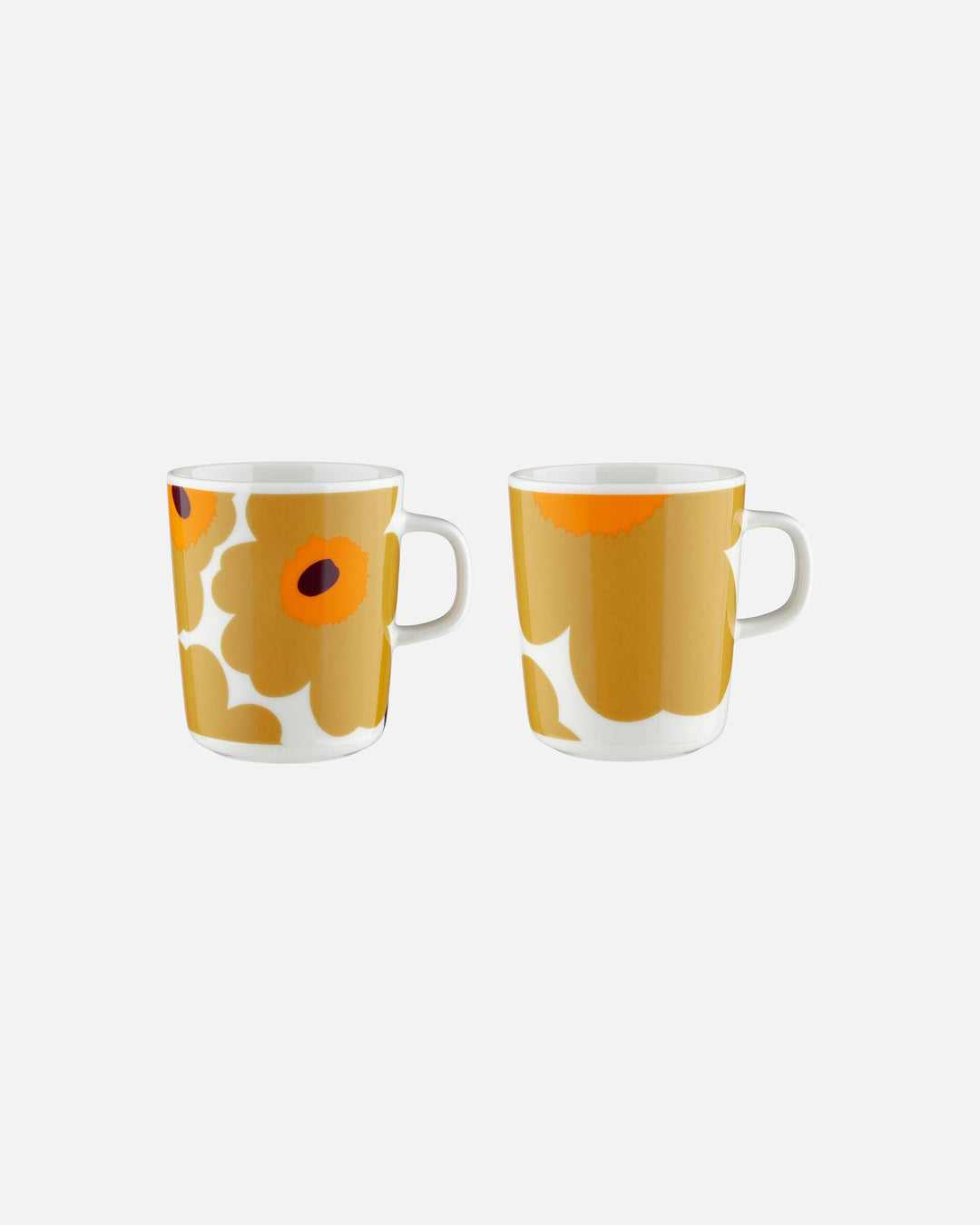 unikko / iso unikko mug set 2,5 dl - mustard