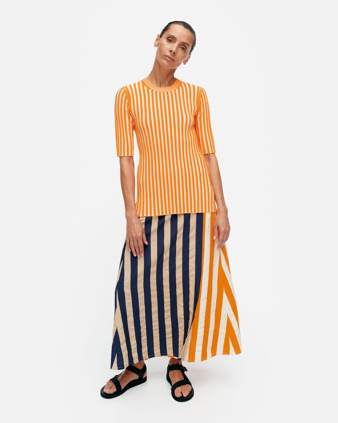 kahlaus merirosvo cupro mix wrap skirt