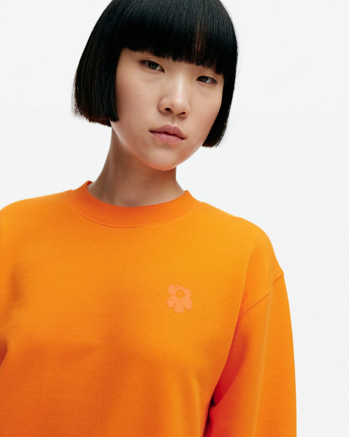 kioski leiot unikko sweatshirt - orange