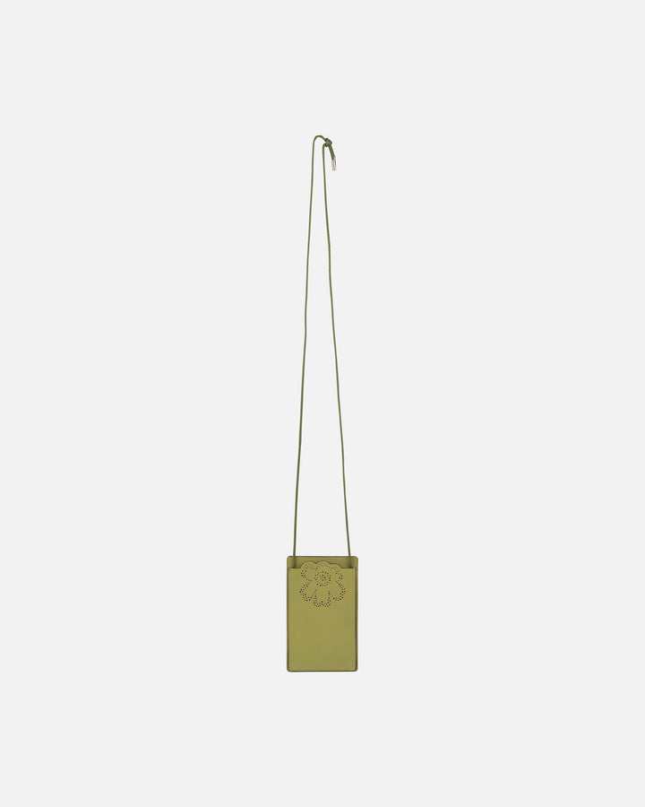 imprint phone pocket unikko - green