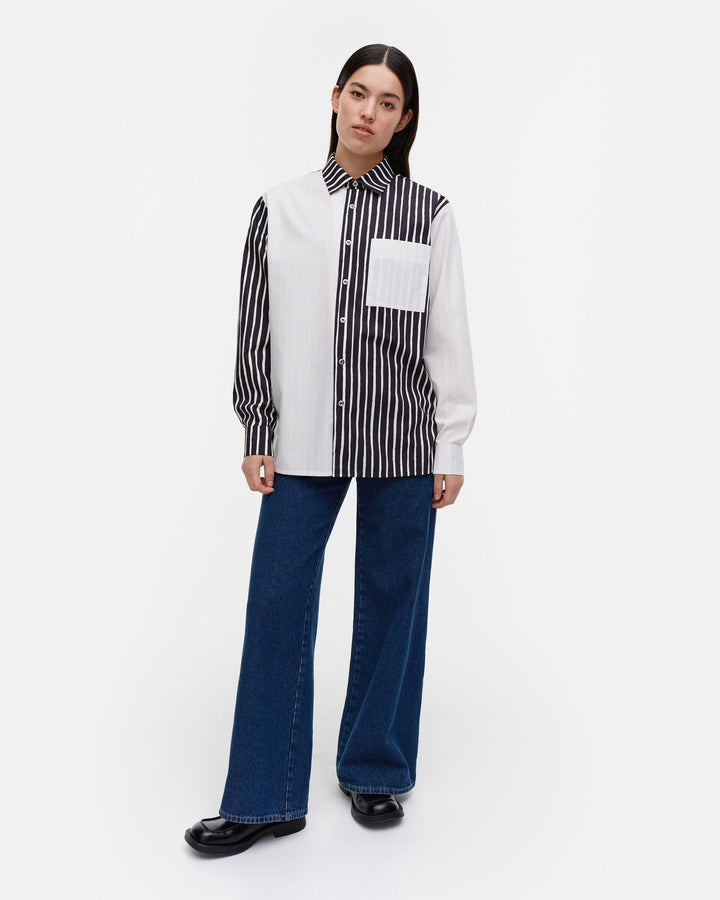 kioski jokapoika unisex shirt multi - black/white