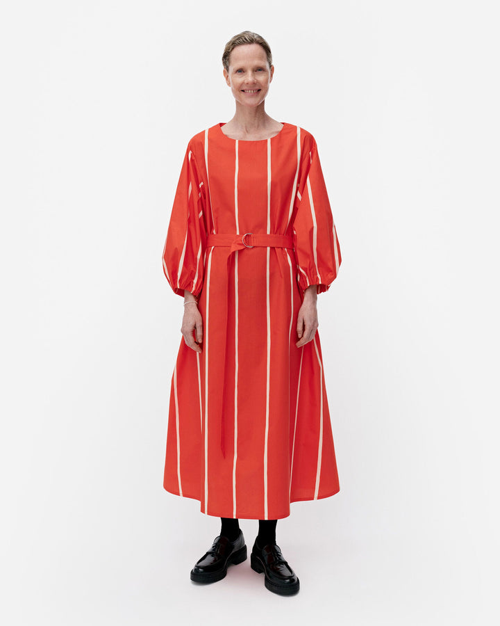 blomma puhveli cotton poplin dress
