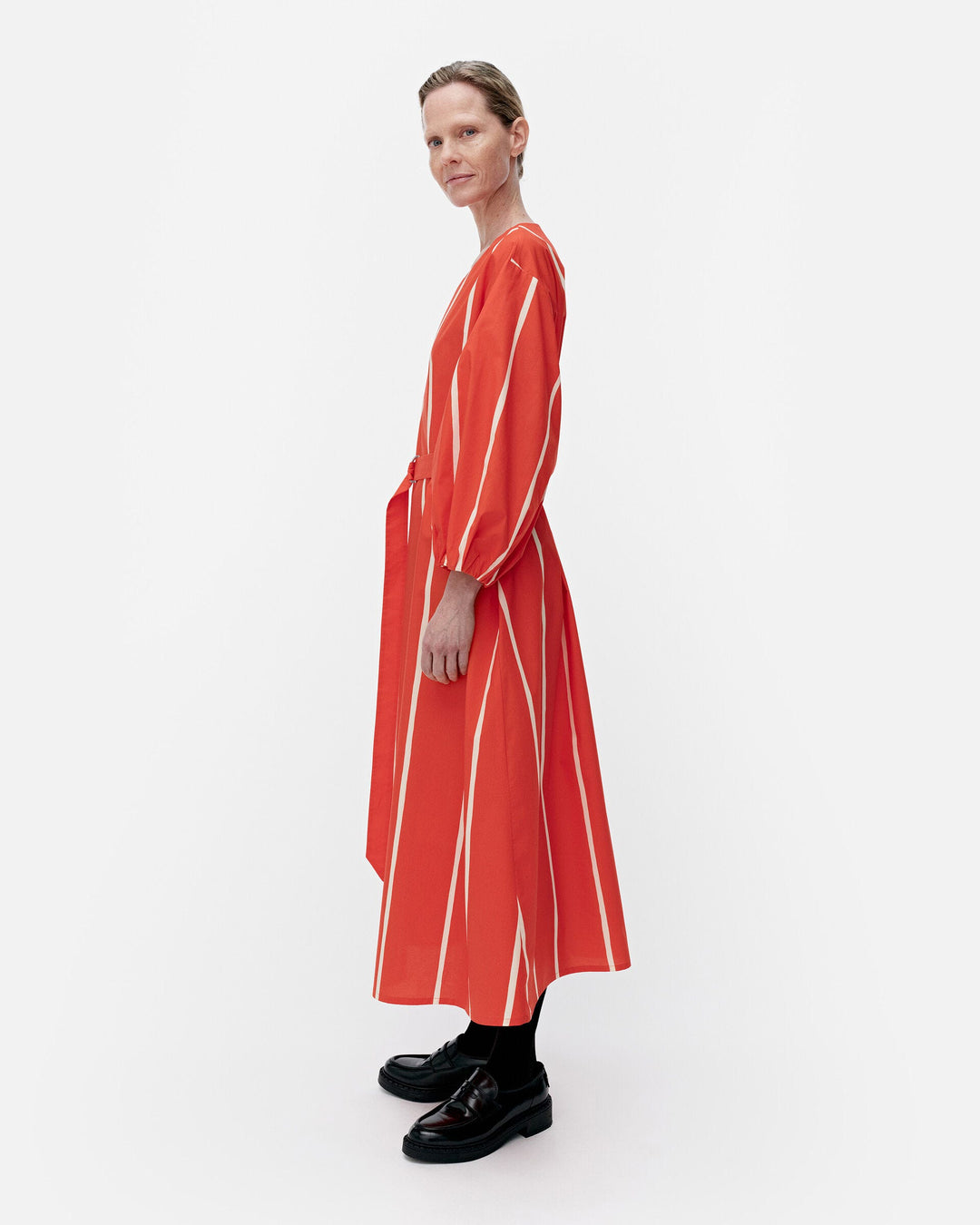 blomma puhveli cotton poplin dress