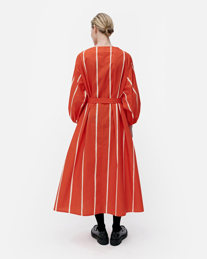 blomma puhveli cotton poplin dress