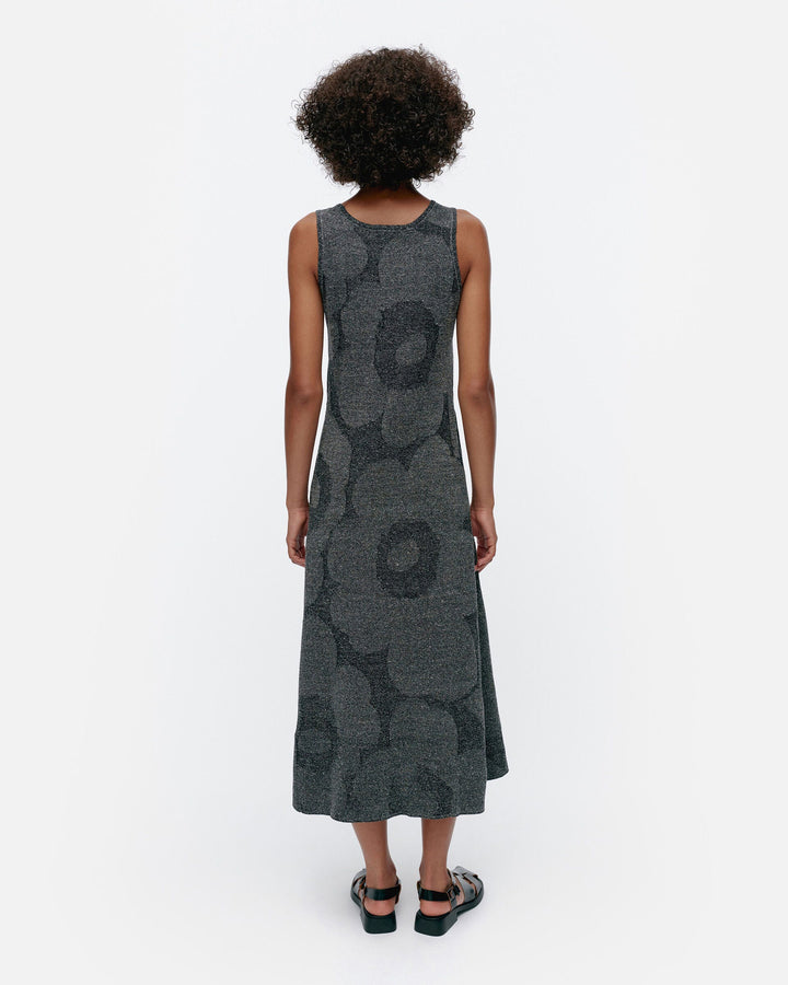 hiipiä unikko linen cotton blend dress
