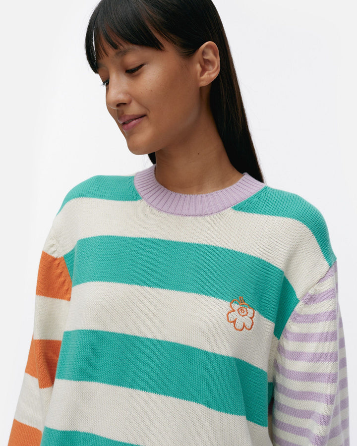 kioski kesäkoju maalis patja knitted cotton pullover