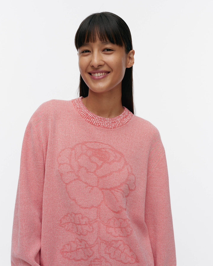 kioski lasi vihkiruusu knitted pullover - pink