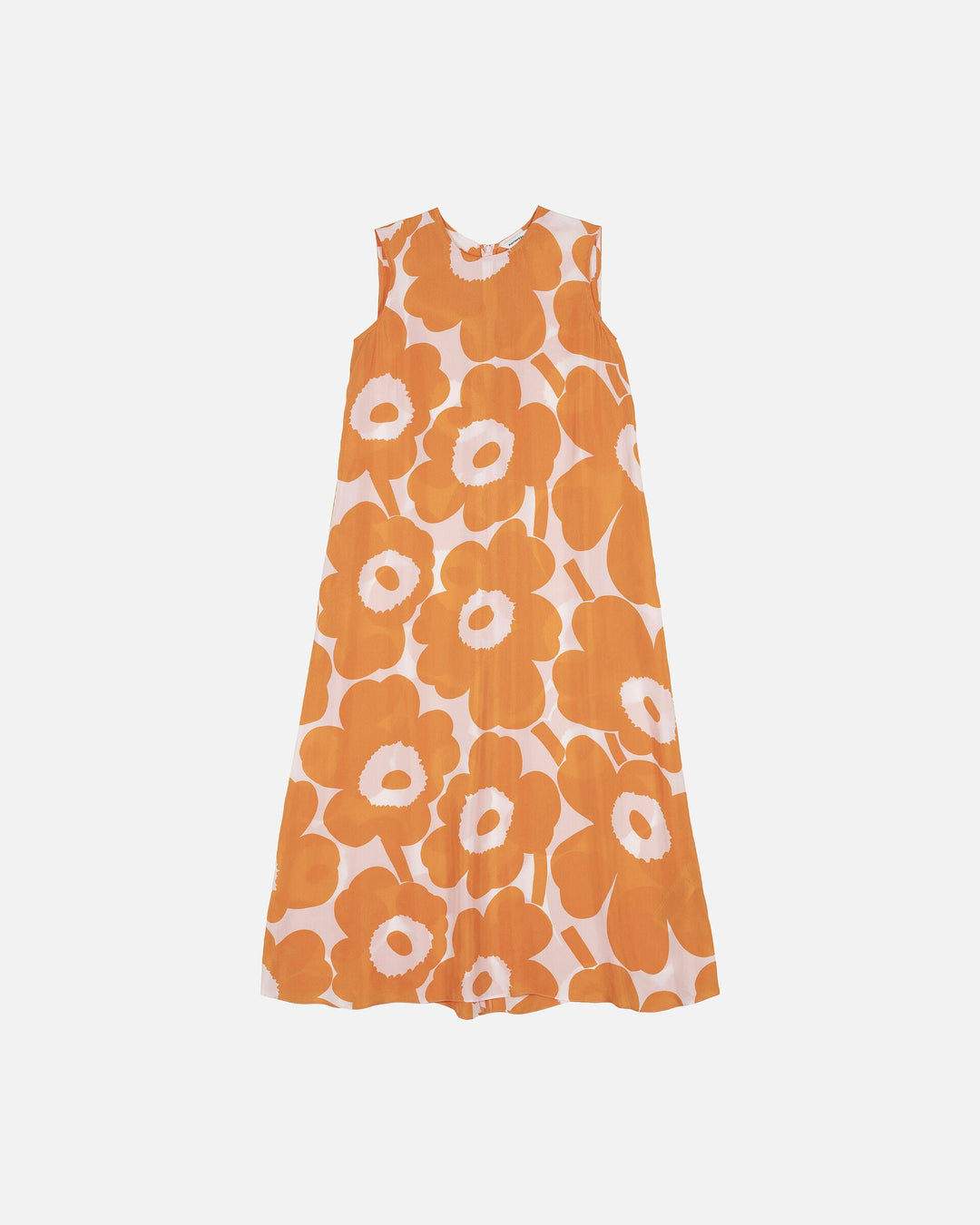 migot unikko cupro dress - orange
