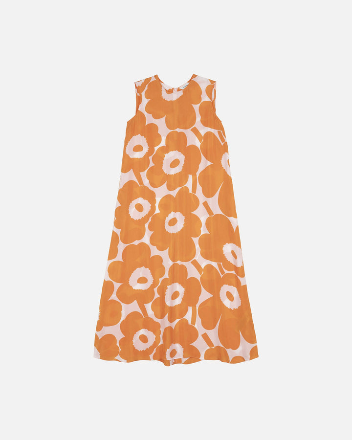 migot unikko cupro dress - orange