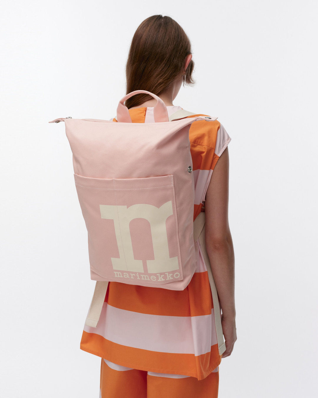 mono backpack solid - pink backpack