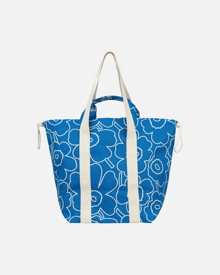 mono city piirto unikko tote bag - blue