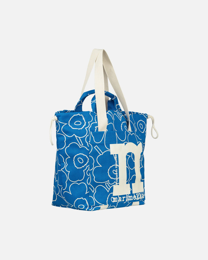mono city piirto unikko tote bag - blue