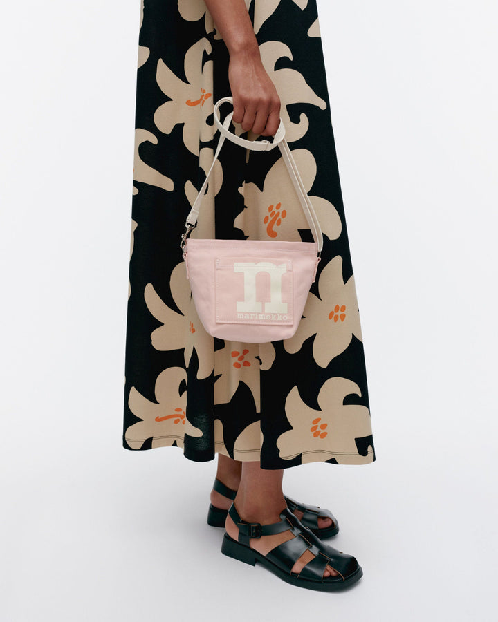 mono mini crossbody solid - pink shoulder bag