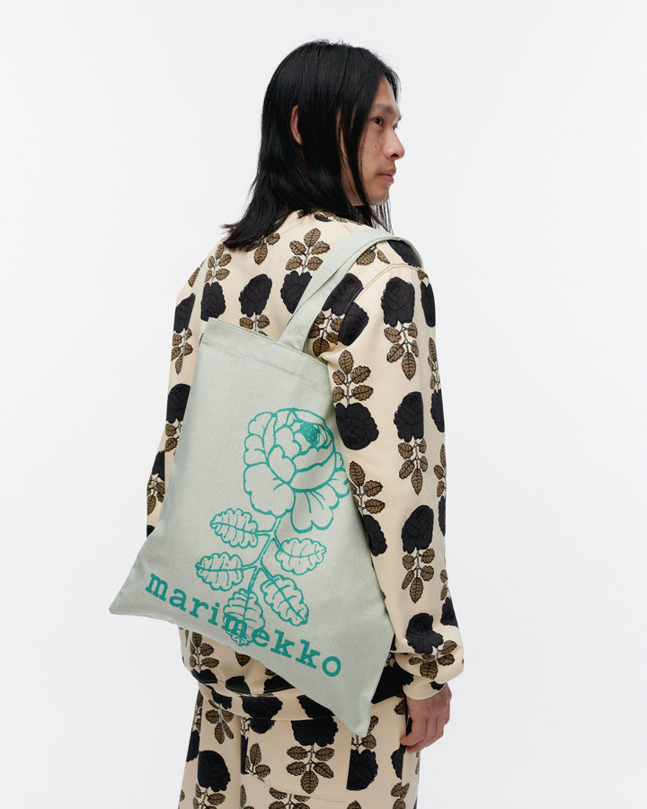 vankka vihkiruusu placement tote bag - teal