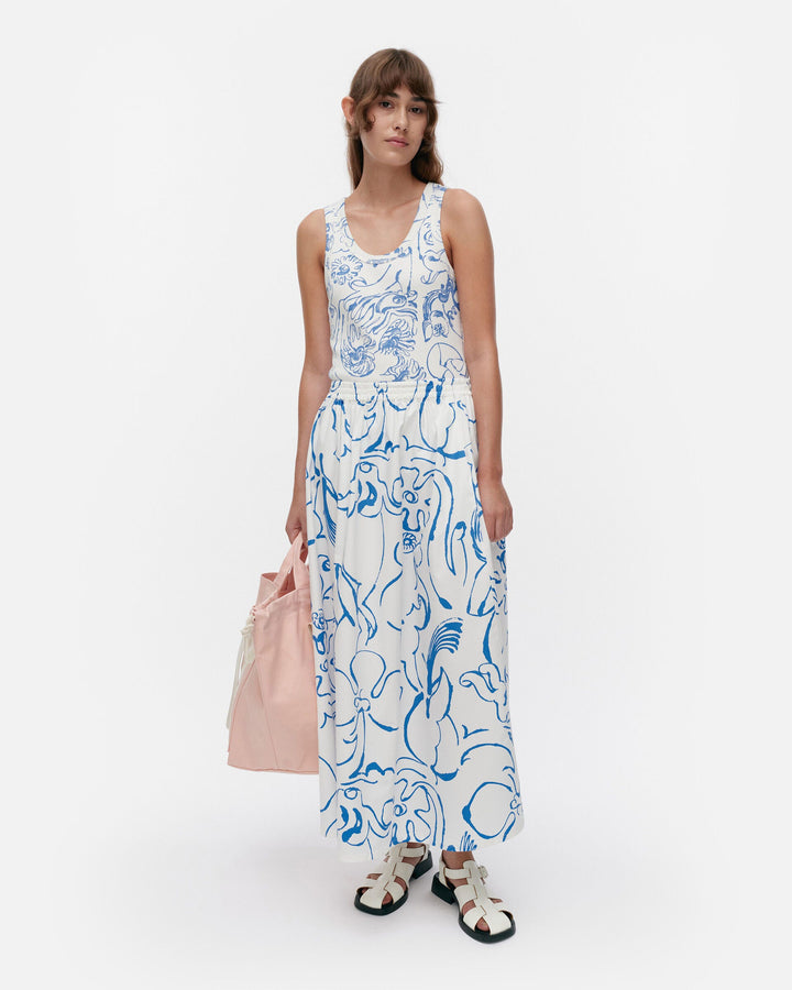 buklee baluns cotton poplin skirt