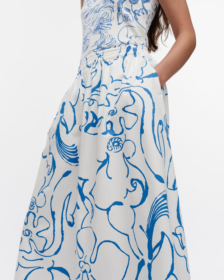 buklee baluns cotton poplin skirt