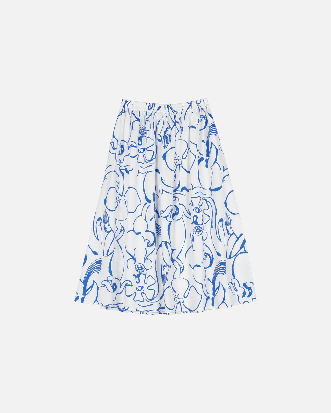 buklee baluns cotton poplin skirt
