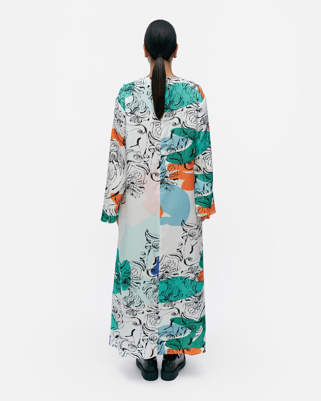 fluidi blombom lyocell viscose dress