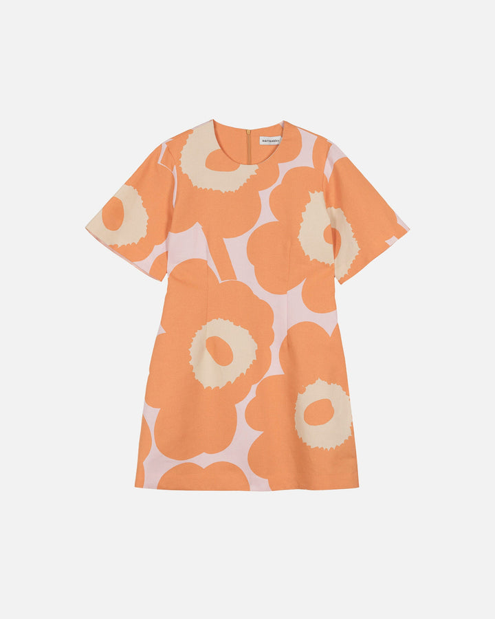 pehmeys unikko cotton linen blend dress