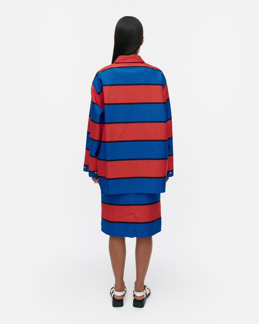 abstraktio galleria cotton overshirt