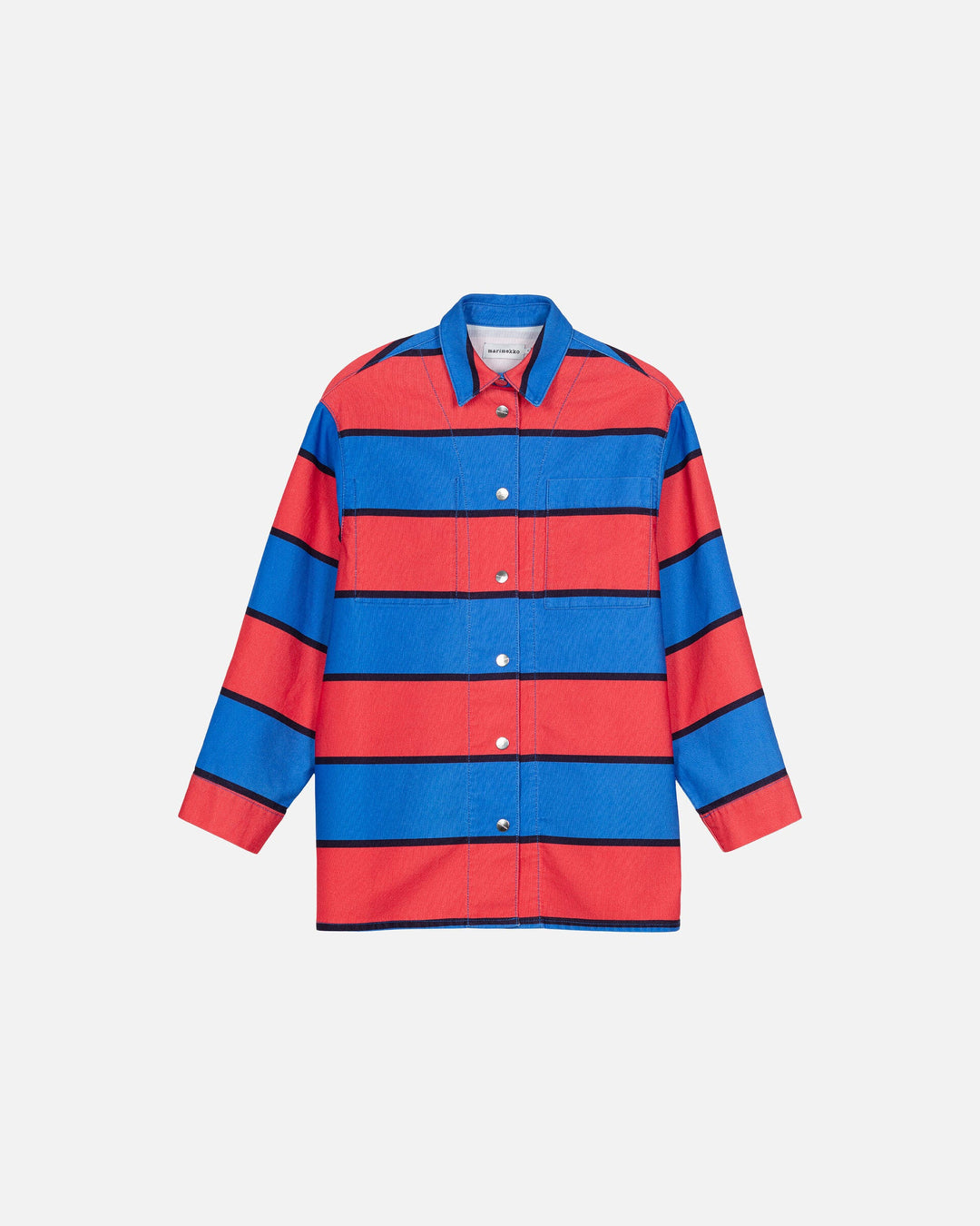 abstraktio galleria cotton overshirt