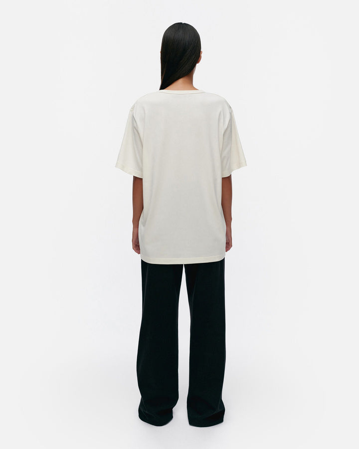 kioski vihne vihkiruusu placement t-shirt - white