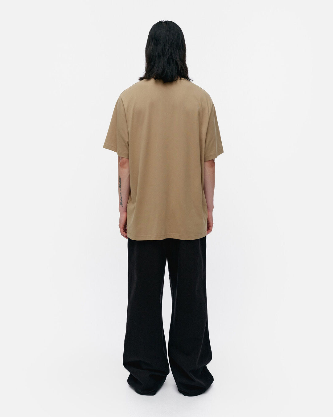kioski vihne vihkiruusu placement t-shirt - tan