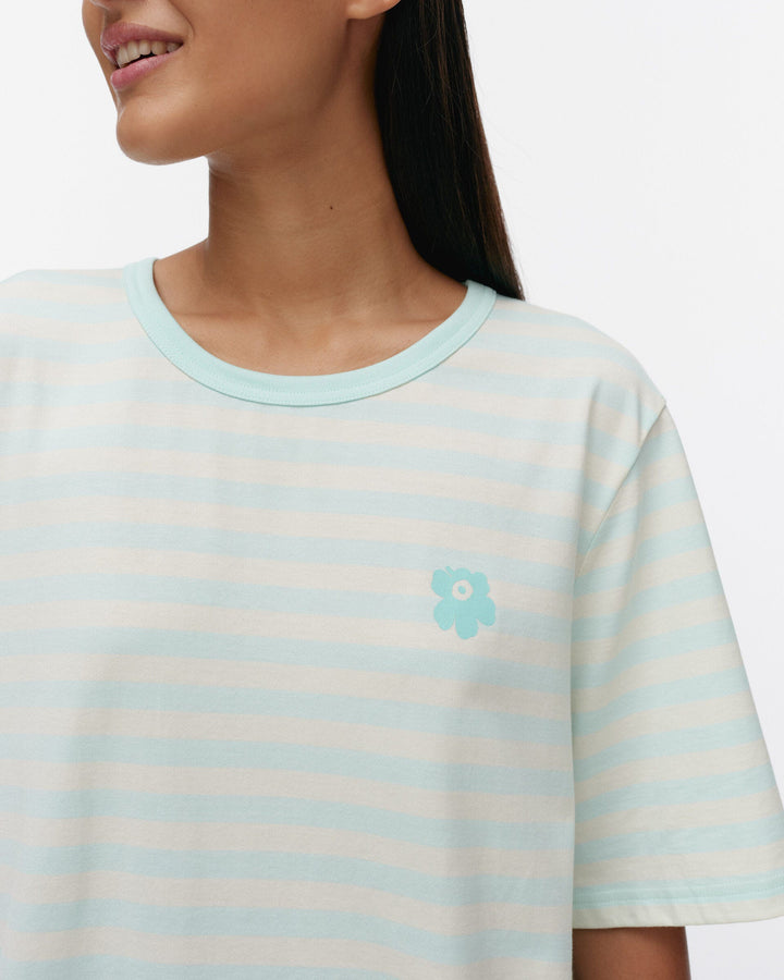 kioski tasaraita unisex t-shirt - teal