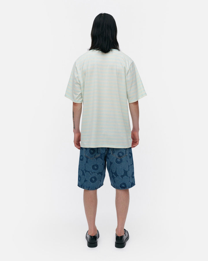 kioski tasaraita unisex t-shirt - teal