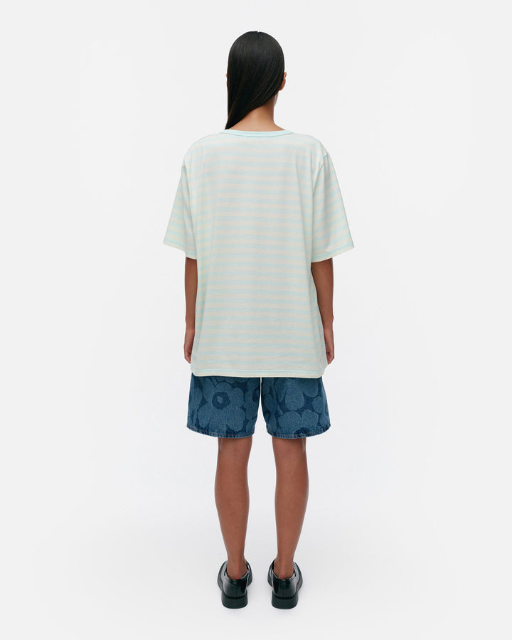 kioski tasaraita unisex t-shirt - teal
