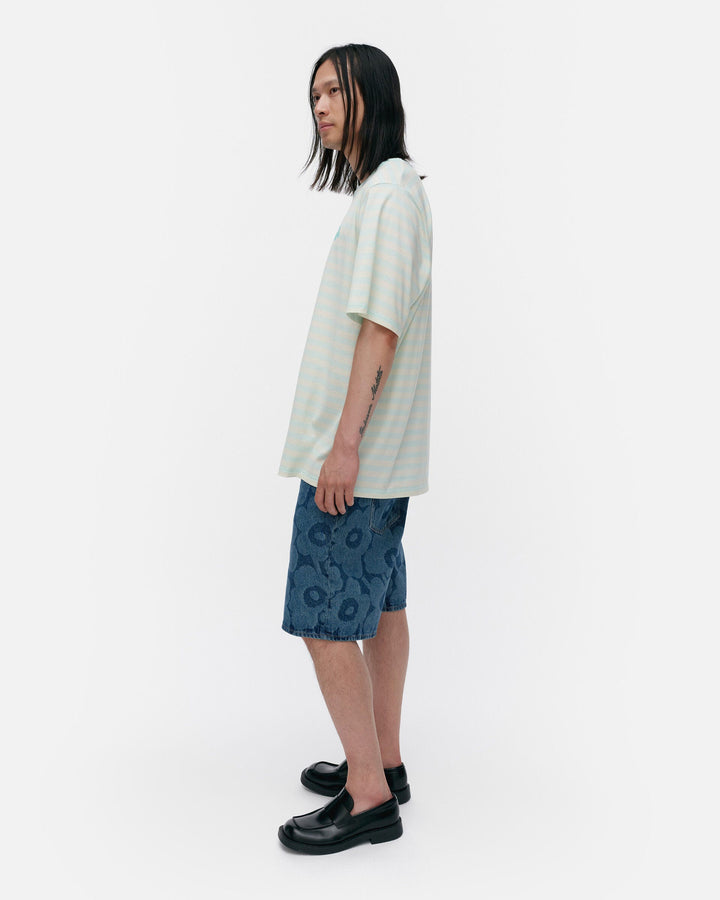 kioski tasaraita unisex t-shirt - teal