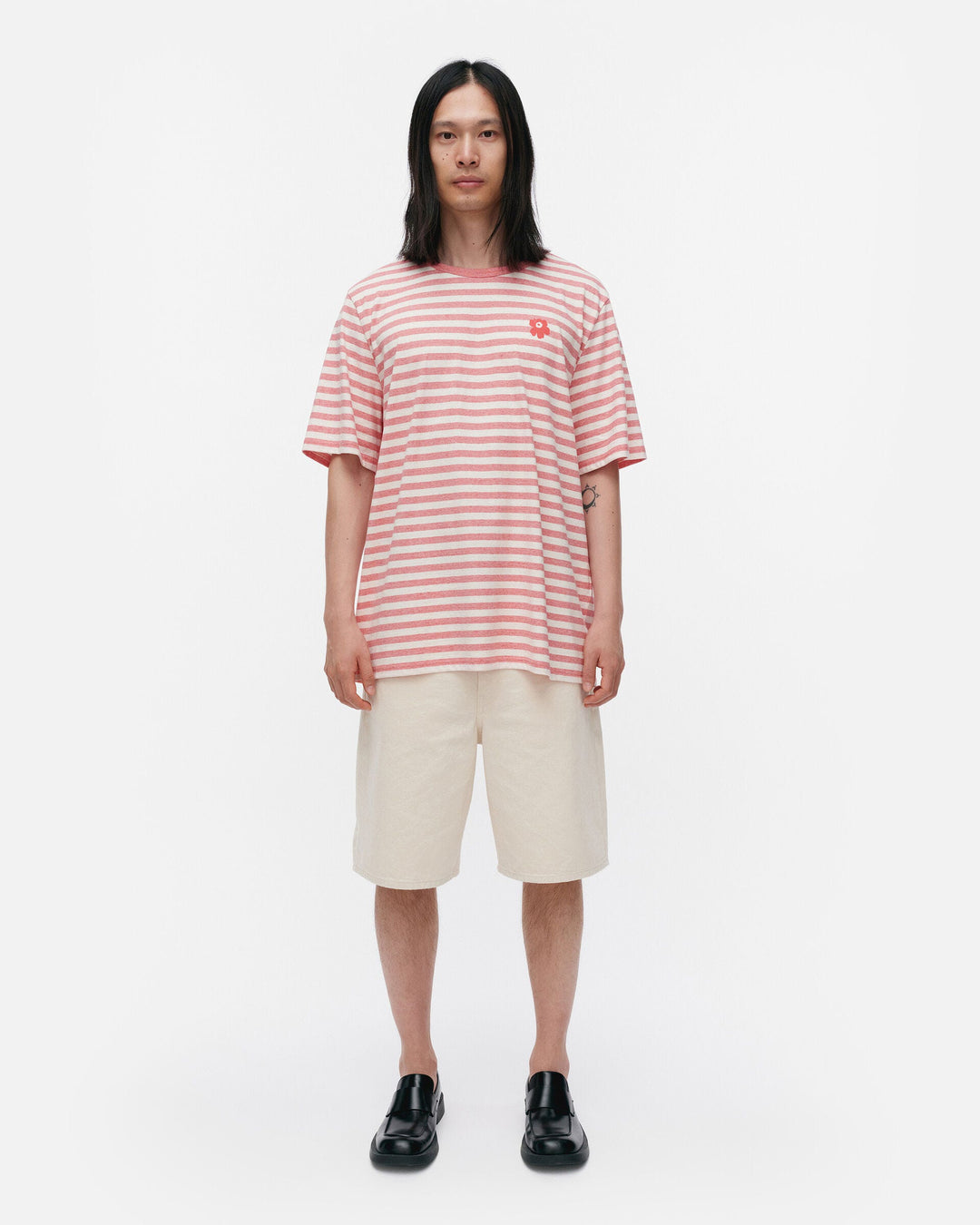 kioski tasaraita unisex t-shirt - salmon