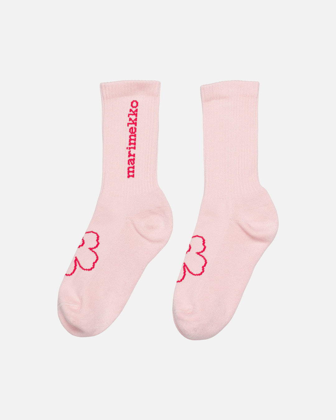 kioski puikea unikko logo socks - pink