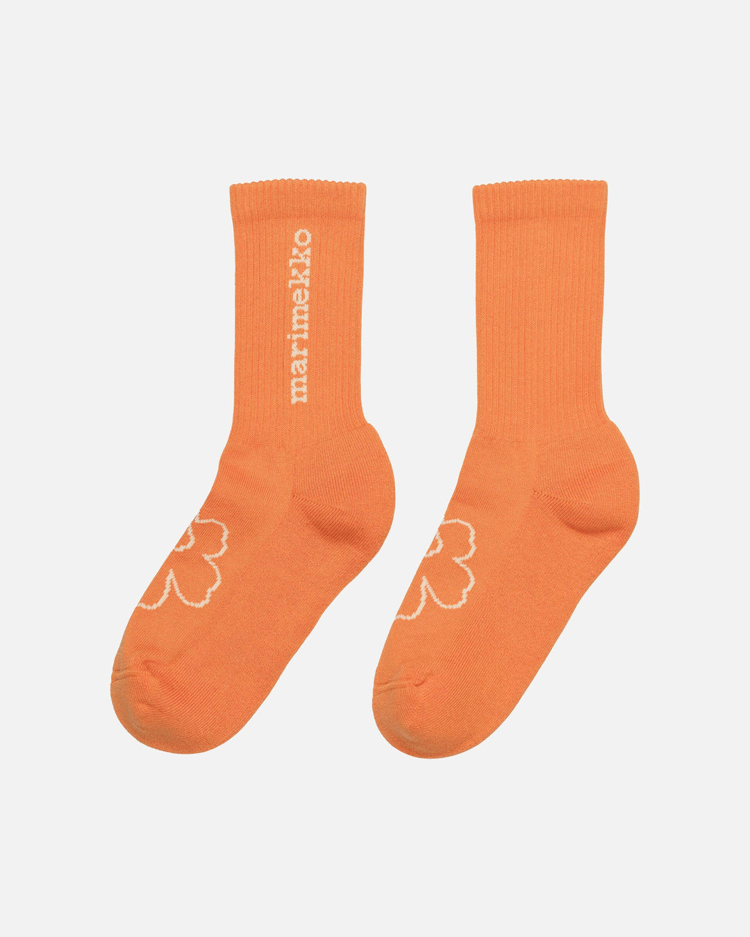 kioski puikea unikko logo socks - orange