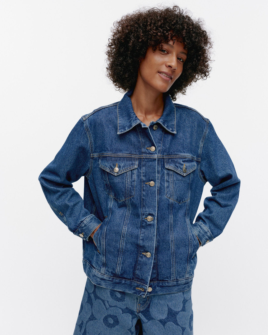 maridenim murros unikko placement denim jacket