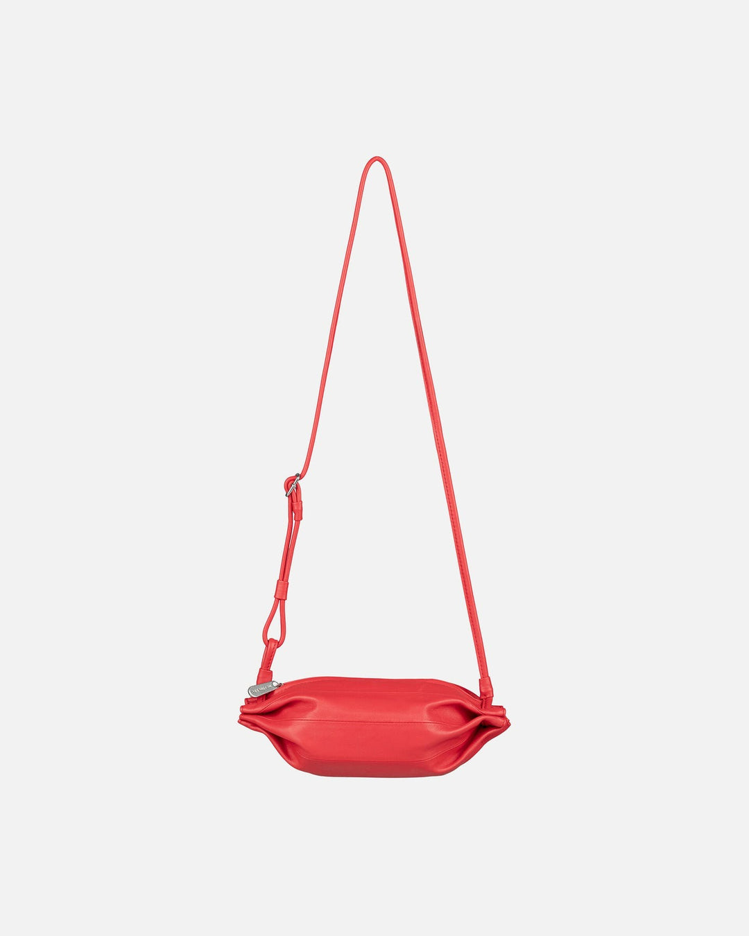 pikku karla leather bag - red