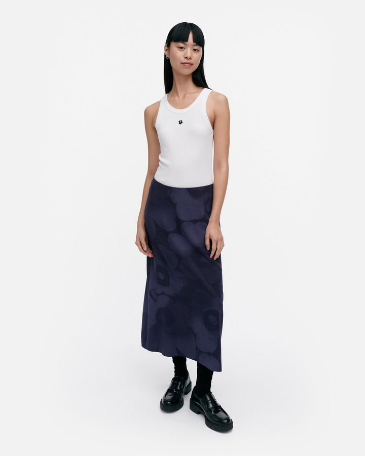 korkeat akvarelli unikko skirt