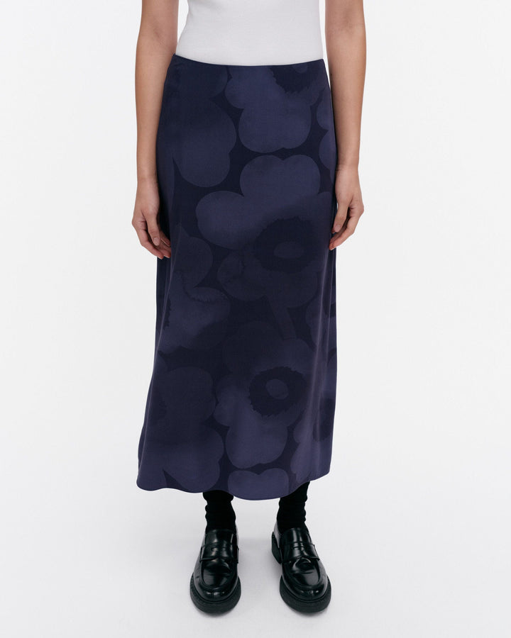 korkeat akvarelli unikko skirt