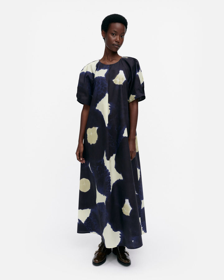 juhlinta kehäkukka cotton poplin dress