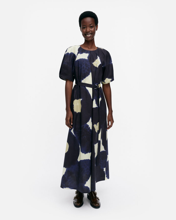 juhlinta kehäkukka cotton poplin dress