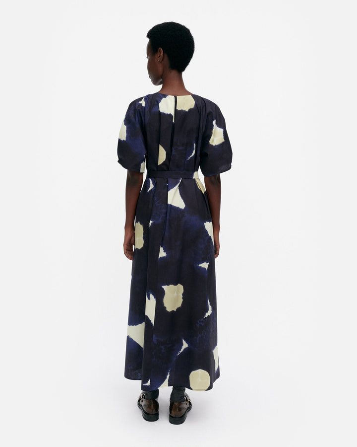 juhlinta kehäkukka cotton poplin dress