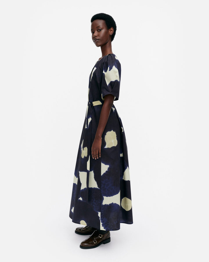 juhlinta kehäkukka cotton poplin dress