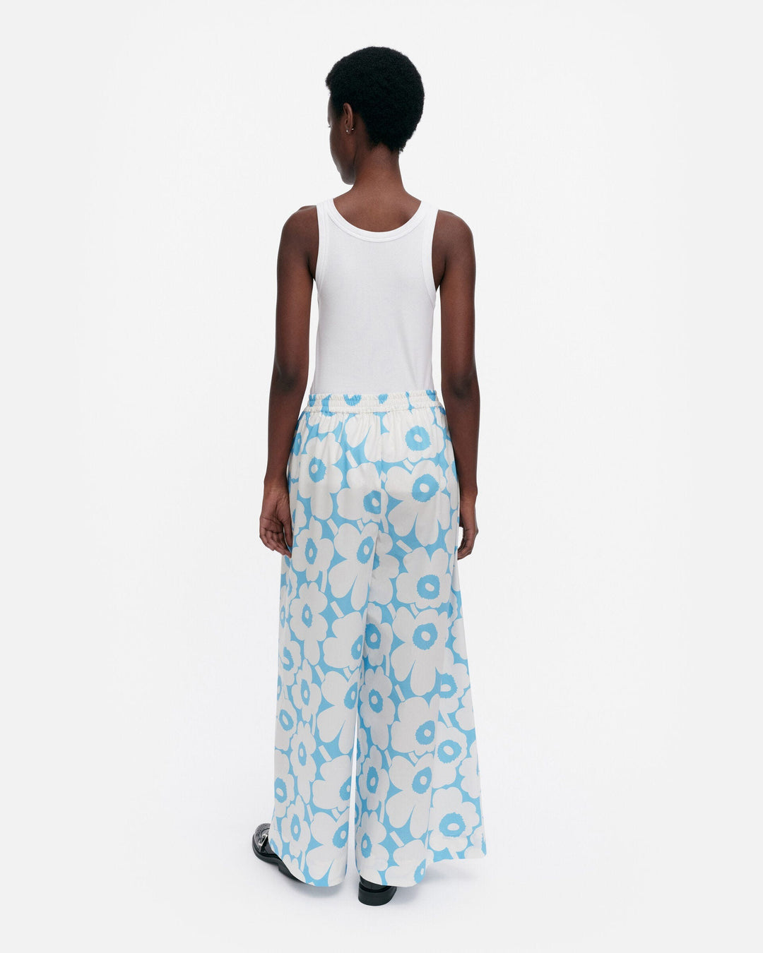 kohti unikko cotton poplin trousers